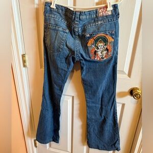 True Religion Bobby Kamasutra Hindu Goddess Jeans